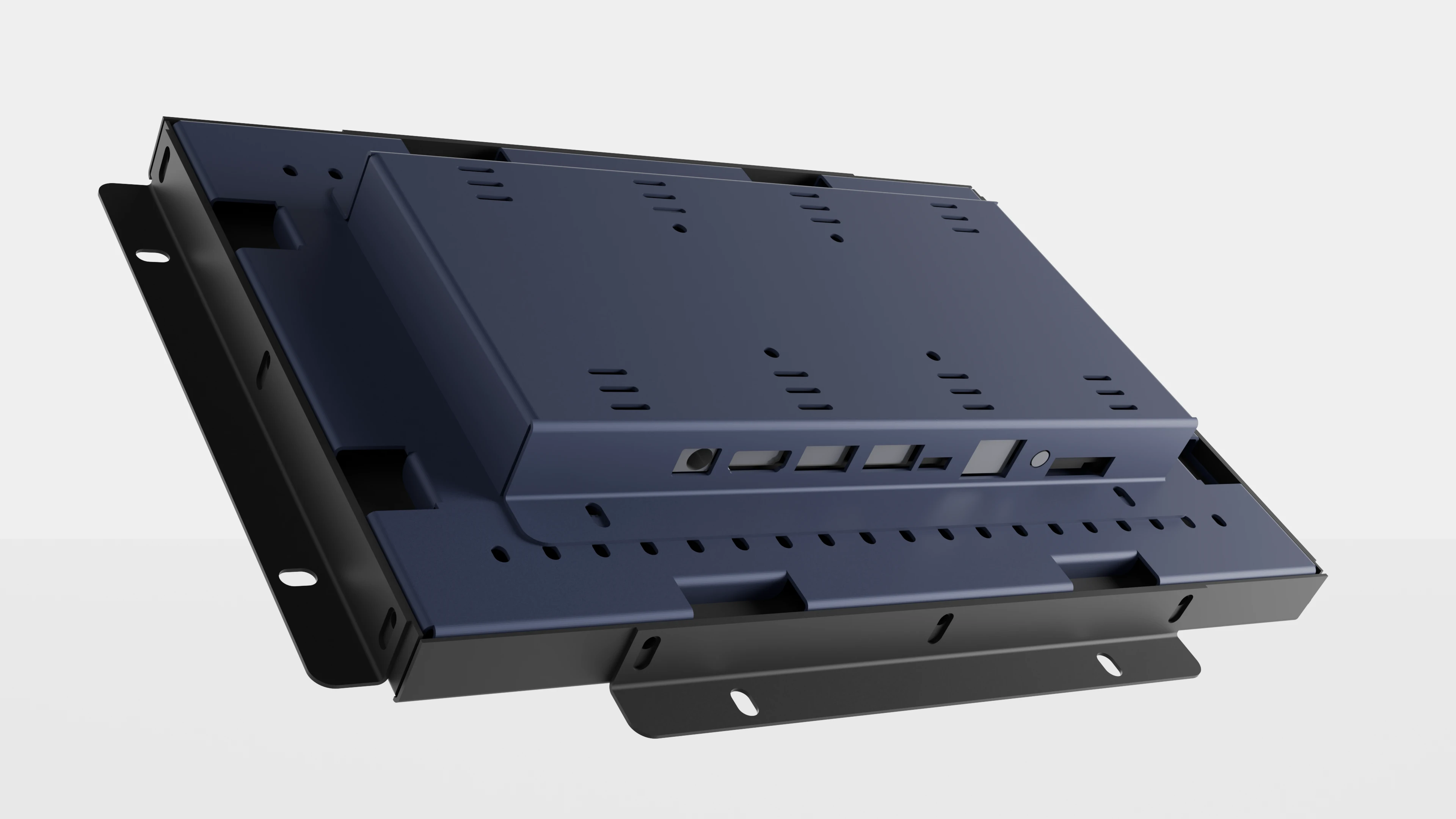 10" Touch Monitor back angle view
