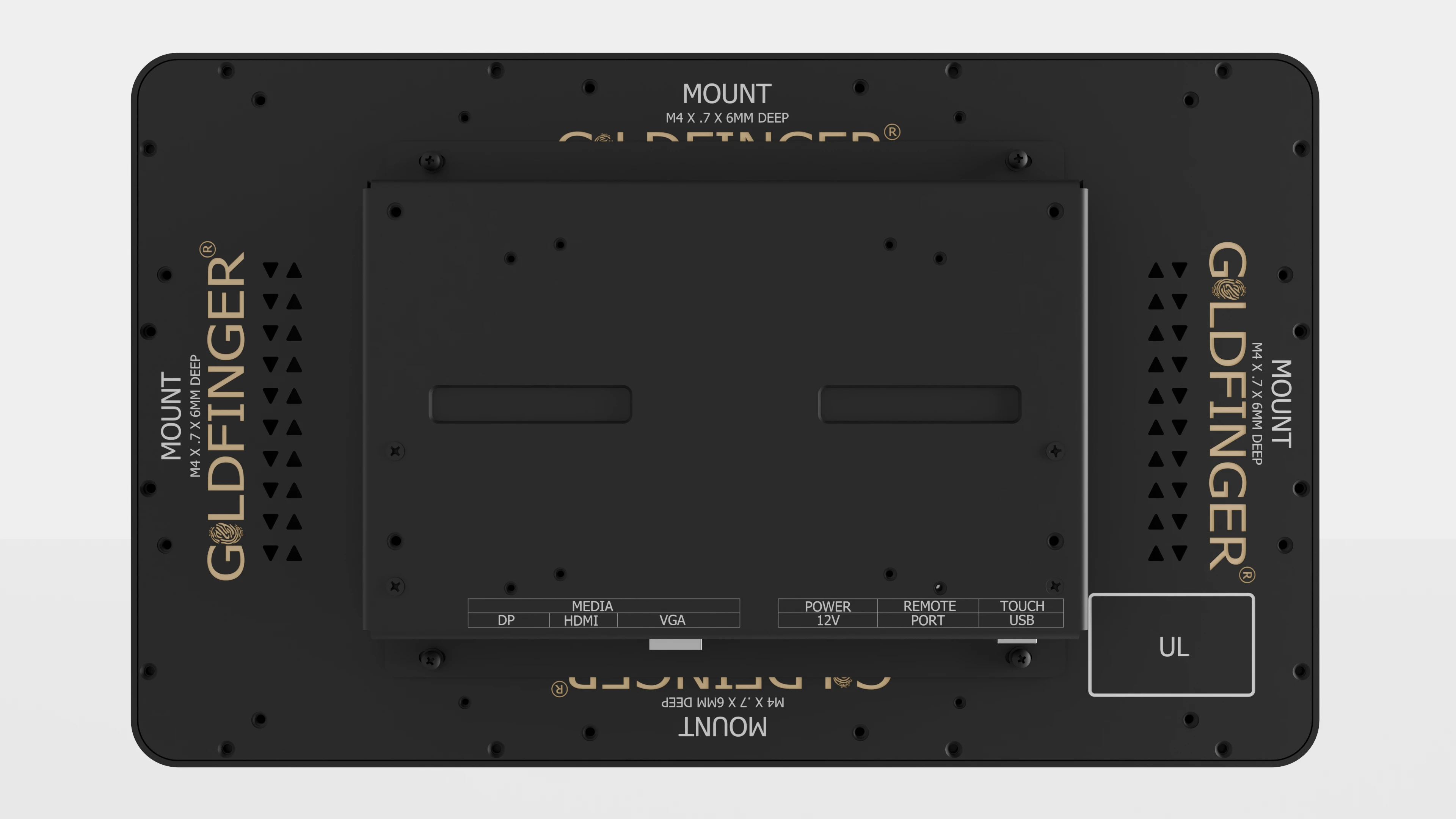 15.6" Touch Monitor back view