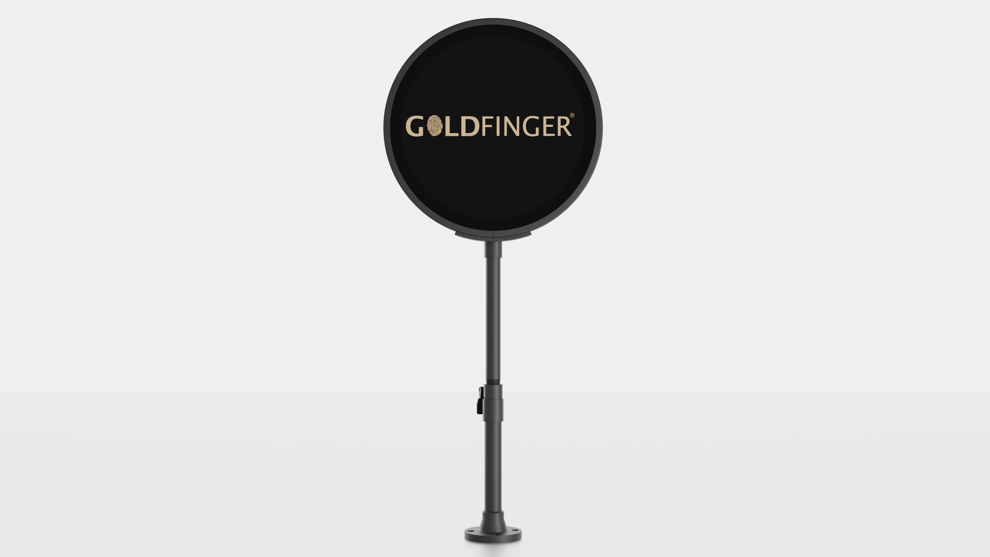 16" Dual Round Display front view